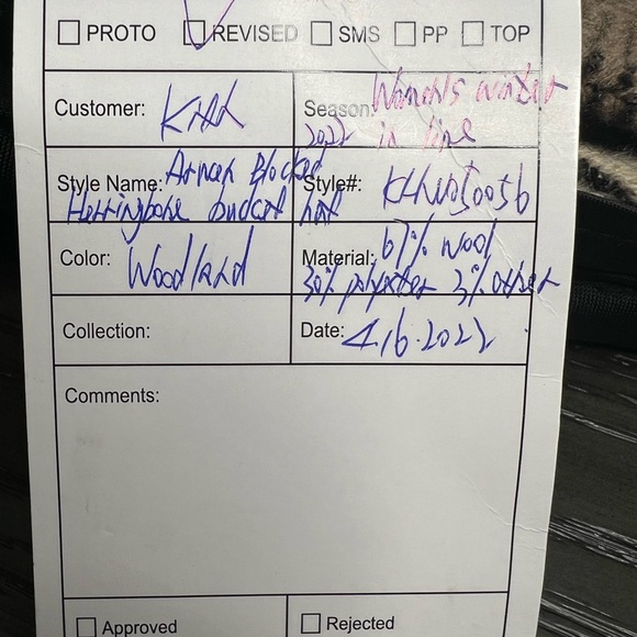 KITH HERRINGBONE BUCKET HAT-woodland - Picture 7 of 7